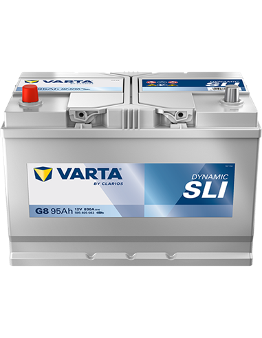 VARTA DYNAMIC SLI G8 12V 95Ah 830A - Borna Inversa (stanga +)