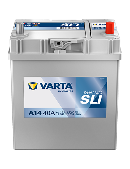 VARTA DYNAMIC SLI A14 12V 40Ah 330A - Borna Normala (dreapta +)