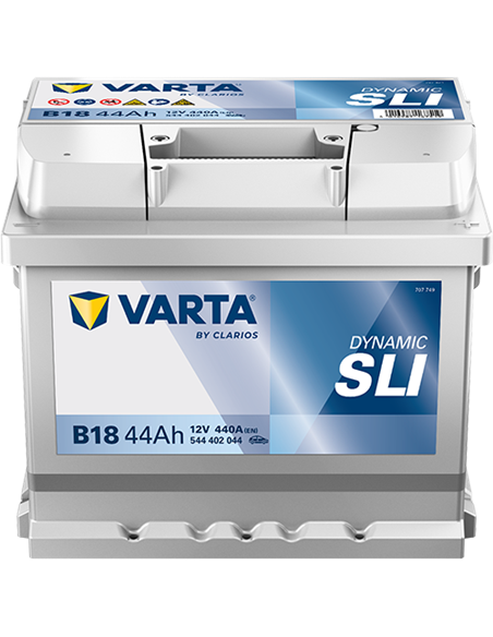 VARTA DYNAMIC SLI B18 12V 44Ah 440A - Borna Normala (dreapta +)