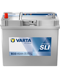 VARTA DYNAMIC SLI B33 12V 45Ah 330A - Borna Inversa (stanga +)
