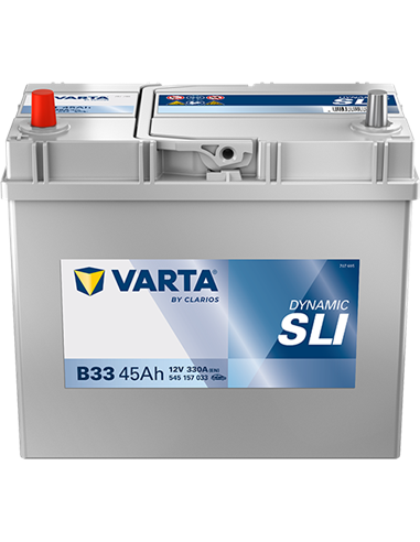 VARTA DYNAMIC SLI B33 12V 45Ah 330A - Borna Inversa (stanga +)