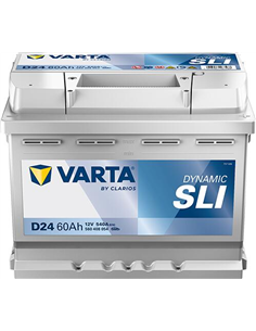 VARTA DYNAMIC SLI D24 12V 60Ah 540A - Borna Normala (dreapta +)