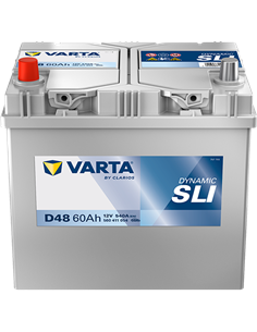 VARTA DYNAMIC SLI D48 12V 60Ah 540A - Borna Inversa (stanga +)