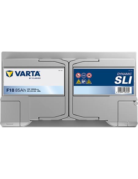 VARTA DYNAMIC SLI F18 12V 85Ah 800A - Borna Normala (dreapta +)