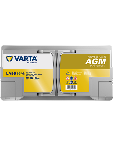 VARTA DYNAMIC AGM LA95 12V 95Ah 850A - Borna Normala (dreapta +)