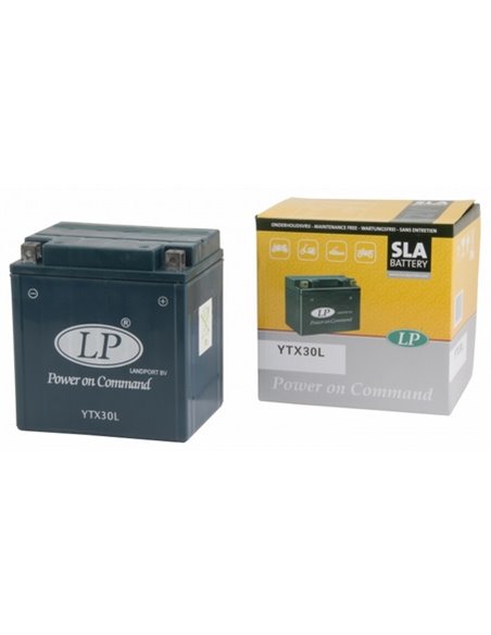 LANDPORT SLA Power on Command - moto 12V 30Ah - Borna Normala (dreapta +)
