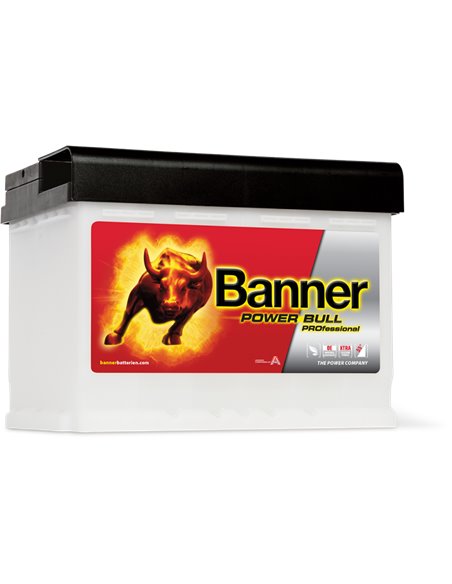BANNER Power Bull PROfessional 12V 63Ah 620A - Borna Normala (dreapta +)